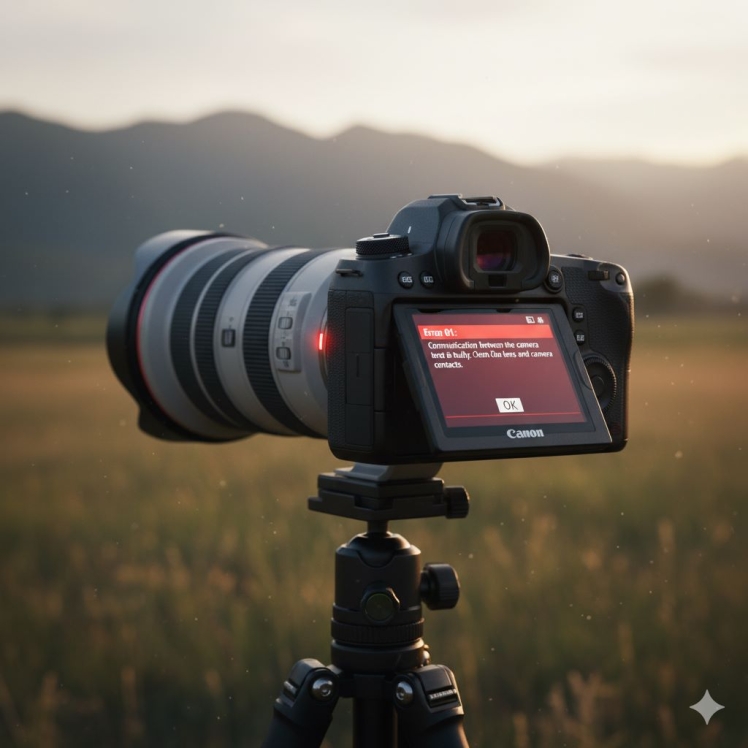ارور 01 لنز Canon | رفع مشکل در لنزهای تله‌فوتو روی بدنه‌های سری R