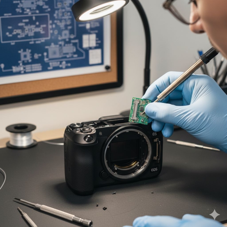 تعمیر کارت حافظه R6 | تعمیر درگاه کارت حافظه و ارور Memory Card 