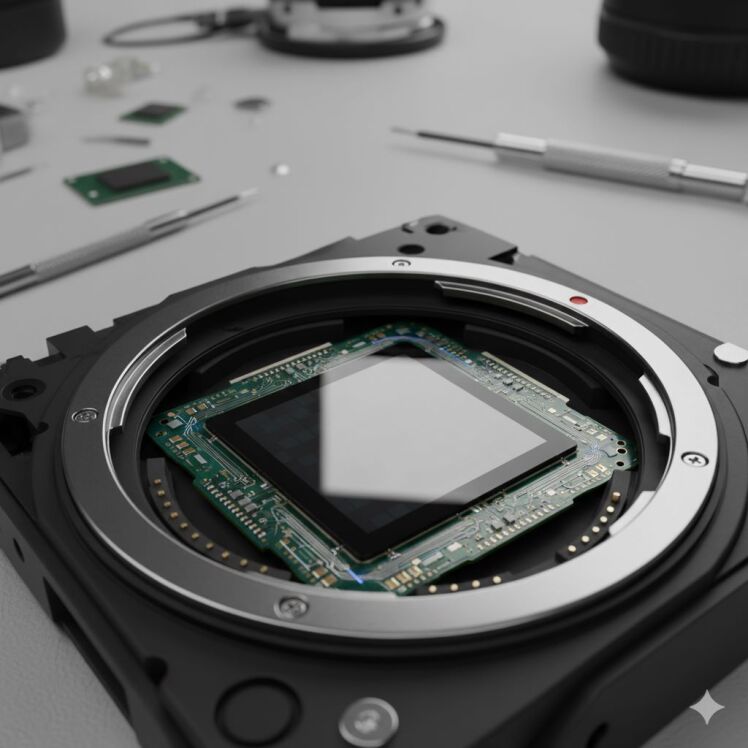 سنسور CMOS دوربین 80D تعمیر و نگهداری سنسور CMOS و سیستم پردازش تصویر