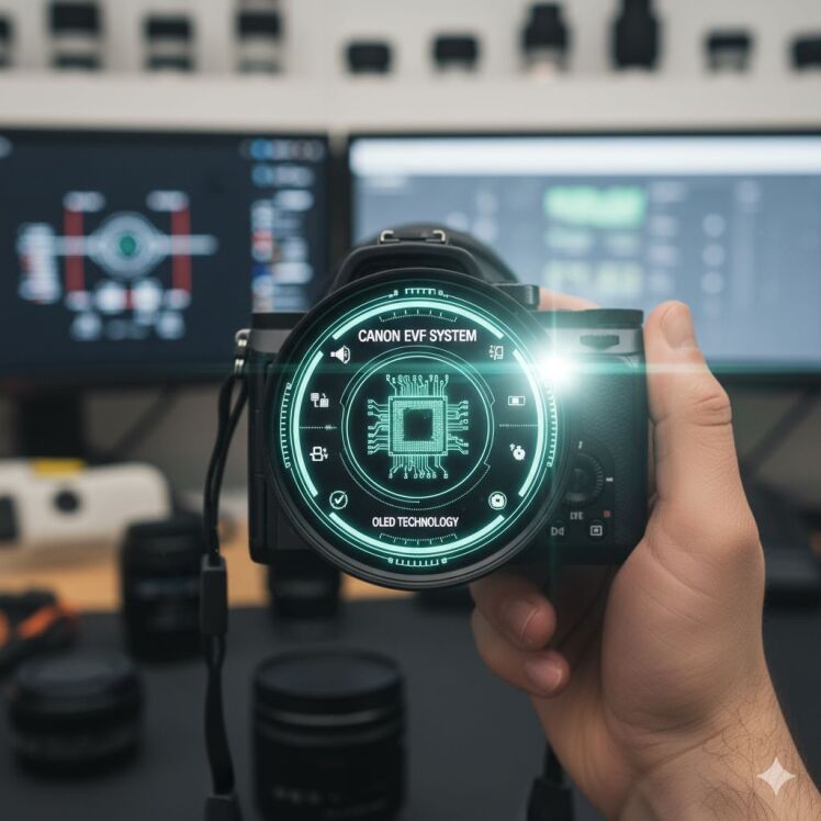 EVF کانن تعمیر و نگهداری و پیشگیری از خرابی منظره‌یاب الکترونیکی