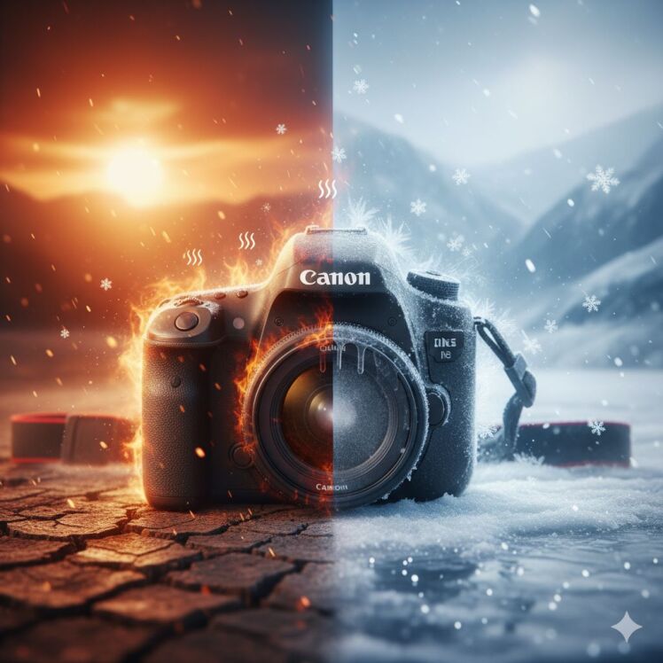 آسیب حرارتی دوربین کانن و تأثیر سرما و گرمای شدید بر عملکرد دوربین