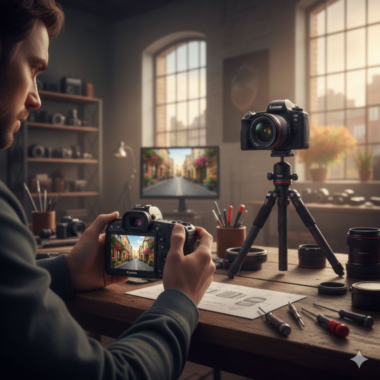 تار شدن عکس | علت تار شدن عکس‌ها بعد از افتادن دوربین کانن 