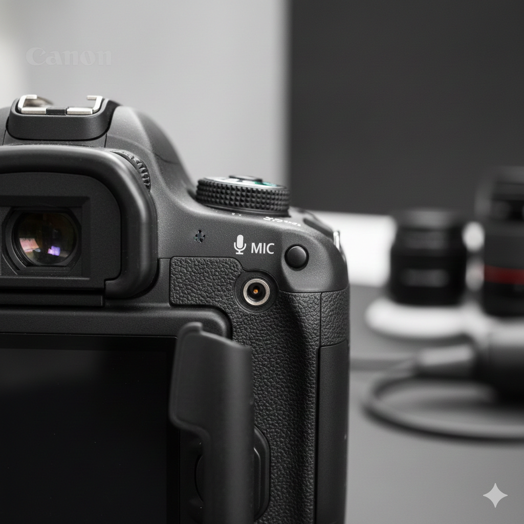 پورت میکروفون دوربین کانن