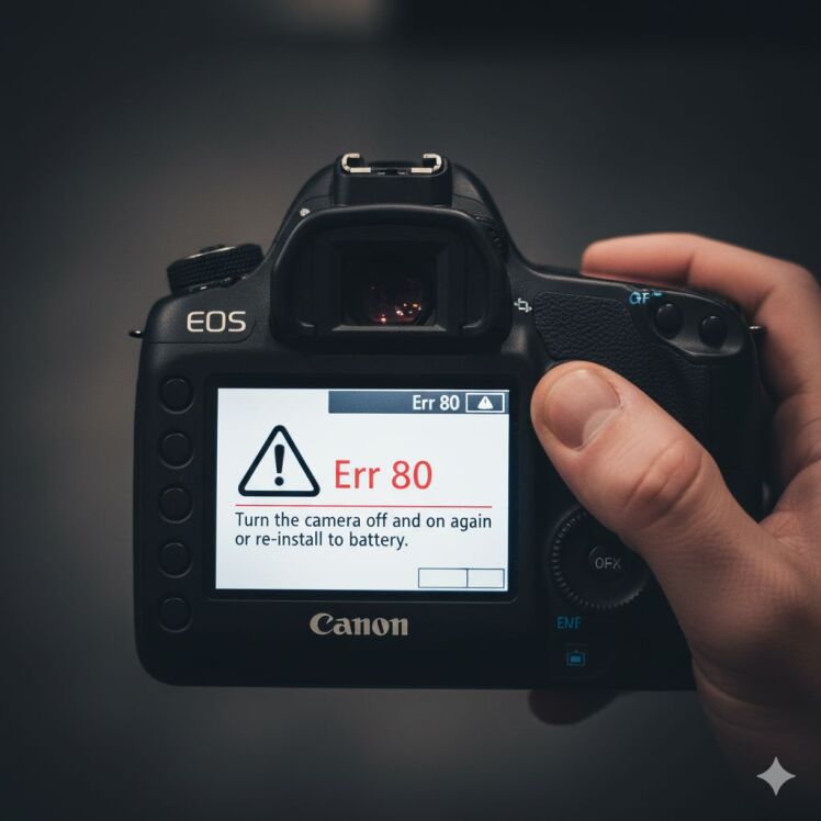 ارور Err 80 کانن | روش‌های تعمیر در دوربین‌های 5D Mark III و 6D