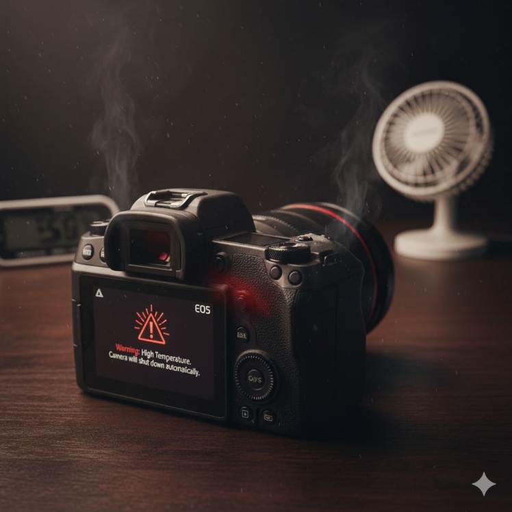 خرابی سنسور R6 Mark II | تشخیص تخصصی آسیب سنسور در اثر داغ شدن زیاد