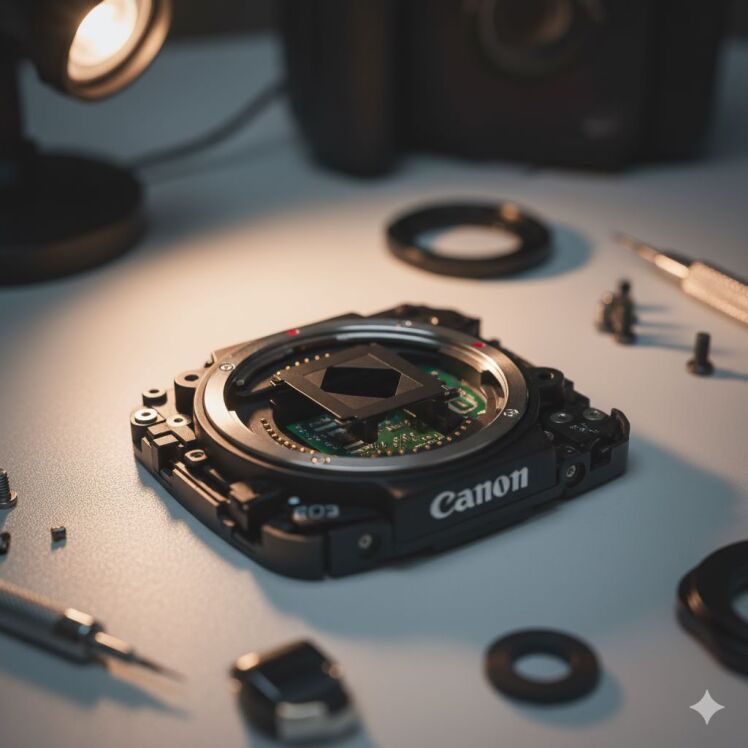 شاتر دوربین 80D تعمیر و سیستم شاتر، مدار پاور، پورت‌ها و نمایشگر